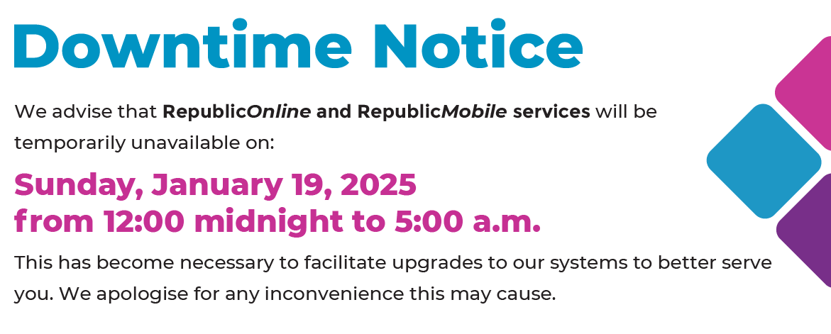 downtime notice